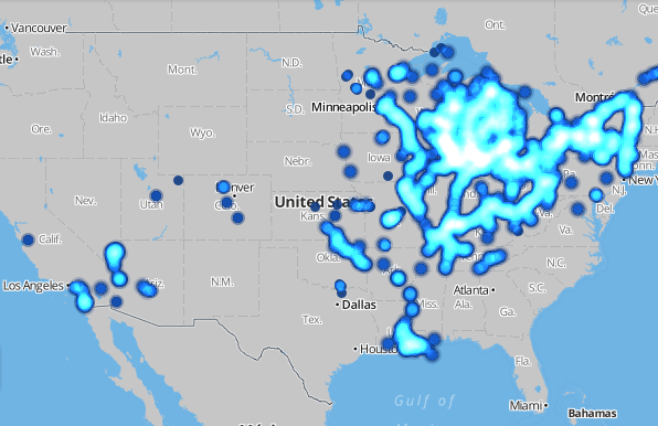 Spread of active evasive species