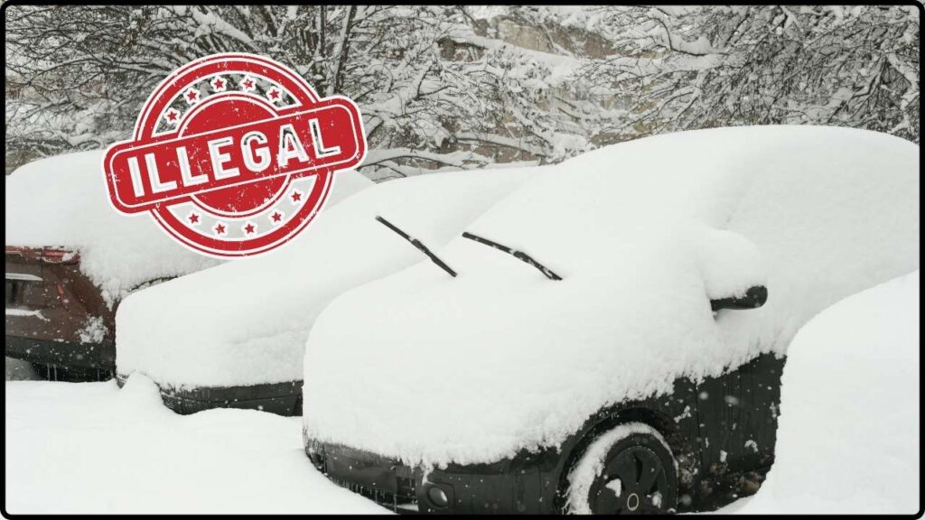 Driving With Snow on Your Roof Is Now Illegal