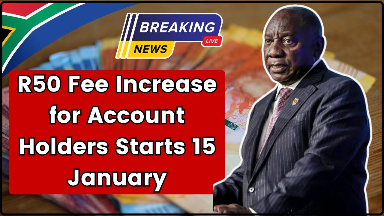 SASSA Warning: R50 Fee Increase for Account Holders Starts 15 January — What You Need to Know Now